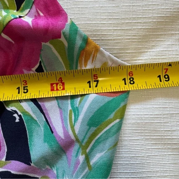 Vintage Suttles and Seawinds Floral Maxi Dress Size Small - Picture 5 of 7